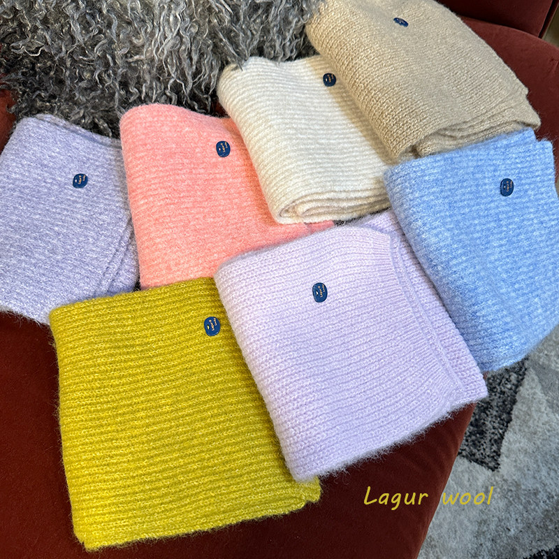 日本定纺！漫画色系羊毛混纺加厚针织围巾纯色毛线围脖2025新款冬,淘宝优惠券,粉丝福利购,淘宝优惠卷