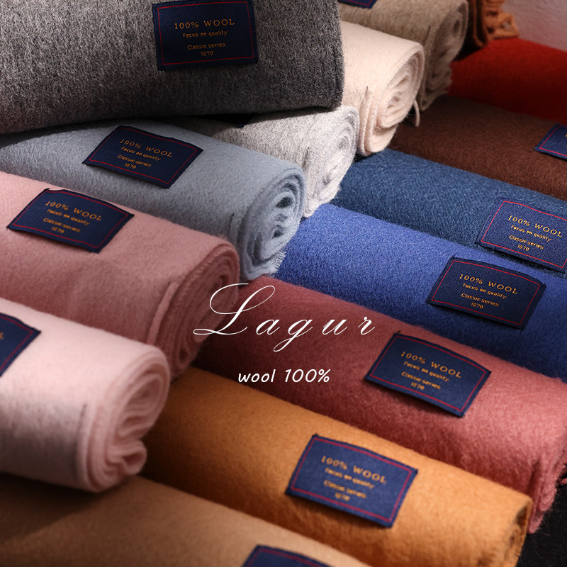 高级版~羊羔毛版本！澳洲美利奴羊毛围巾纯色冬季新款围脖情侣款,淘宝优惠券,粉丝福利购,淘宝优惠卷