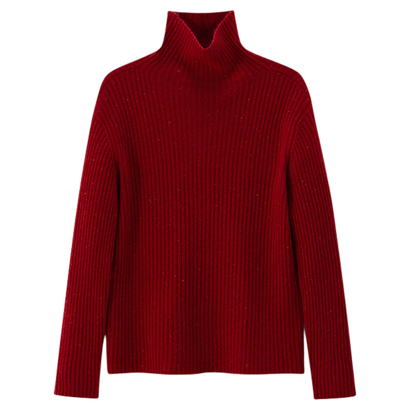 无缝一体100%羊毛浆果紫色系高领打底衫内搭上衣外穿毛衣羊毛衫女,淘宝优惠券,粉丝福利购,淘宝优惠卷