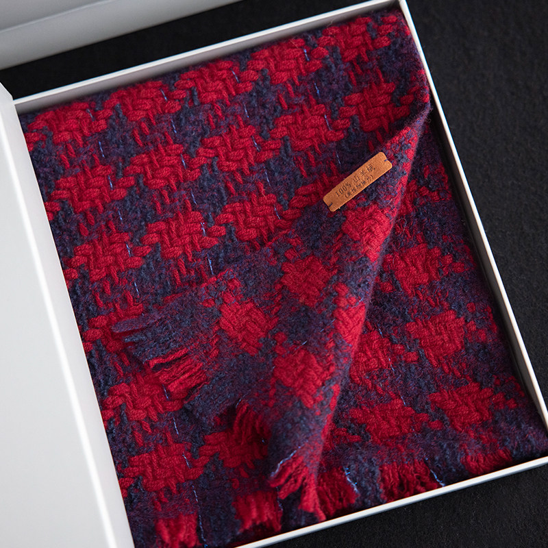 意大利全山羊绒原生手工编织cashmere围巾披肩冬季高级感红色外搭,淘宝优惠券,粉丝福利购,淘宝优惠卷