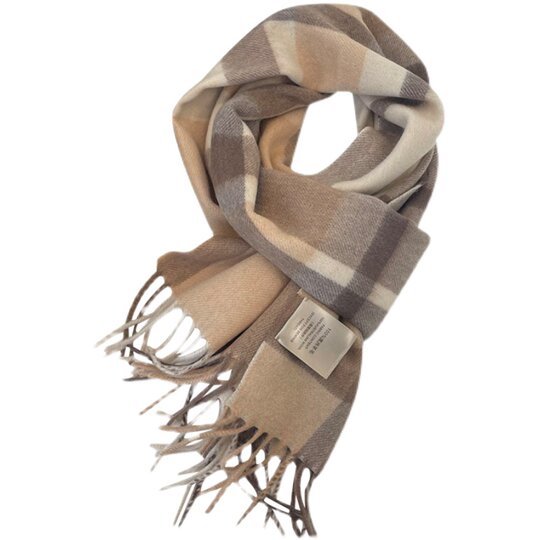 Selected Australian 100% pure wool wool plaid scarf