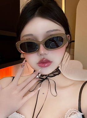 other防紫外线椭圆框复古通用