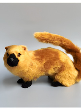 仿真黄鼠狼摆件工艺品
