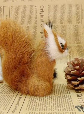 儿童节日创意温馨仿真动物送男女