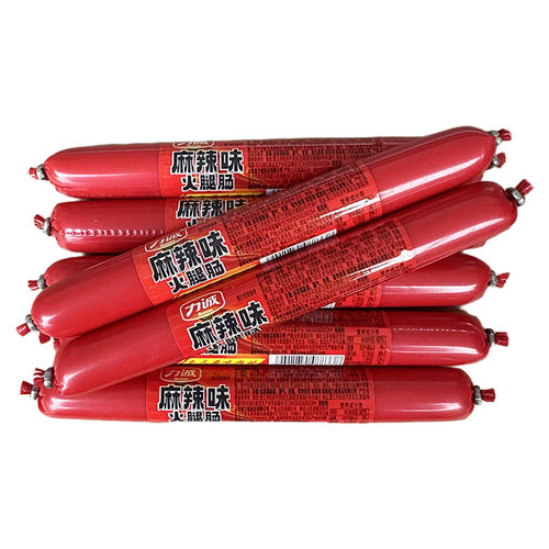 力诚麻辣肠40g*35条 即食麻辣泡椒风味火腿肉肠 泡面拍档充饥点心 - 图2