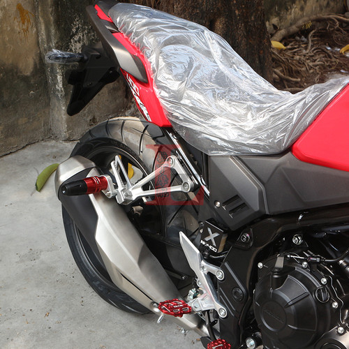 适用本田NX400 NX500改装排气管防摔球后轮防倒保险杠保护杆配件 - 图0