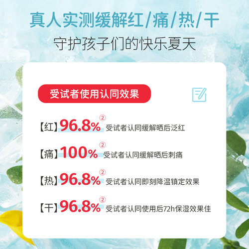 郁美净鲜奶春夏儿童冰沙霜宝宝护肤品保湿补水滋润舒缓泛红润肤乳-图2