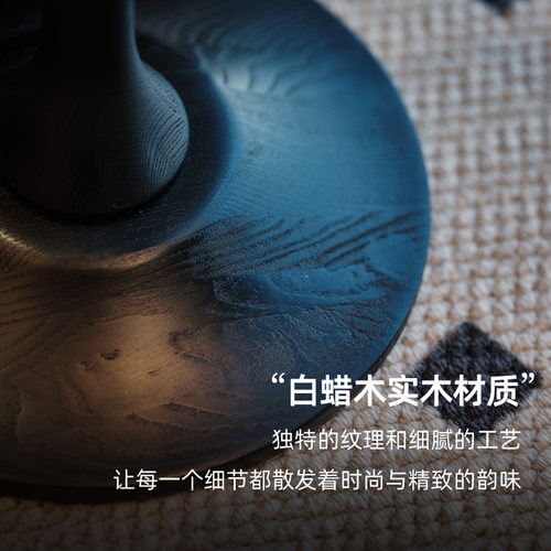 实木小茶几小桌子中古风沙发边几家用小户型床边迷你置物架摆件 - 图2