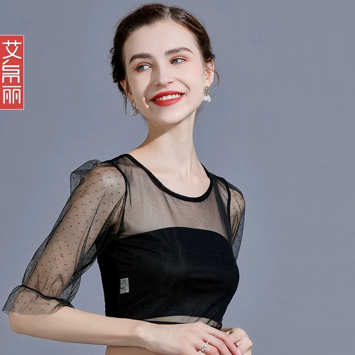 Белое тонкое кружевное шелковое приятное телу платье-комбинация, короткий рукав, защита от солнца