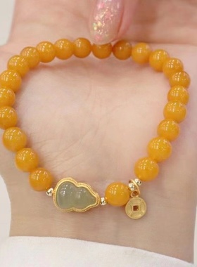 女蜜蜡未简约时尚手链