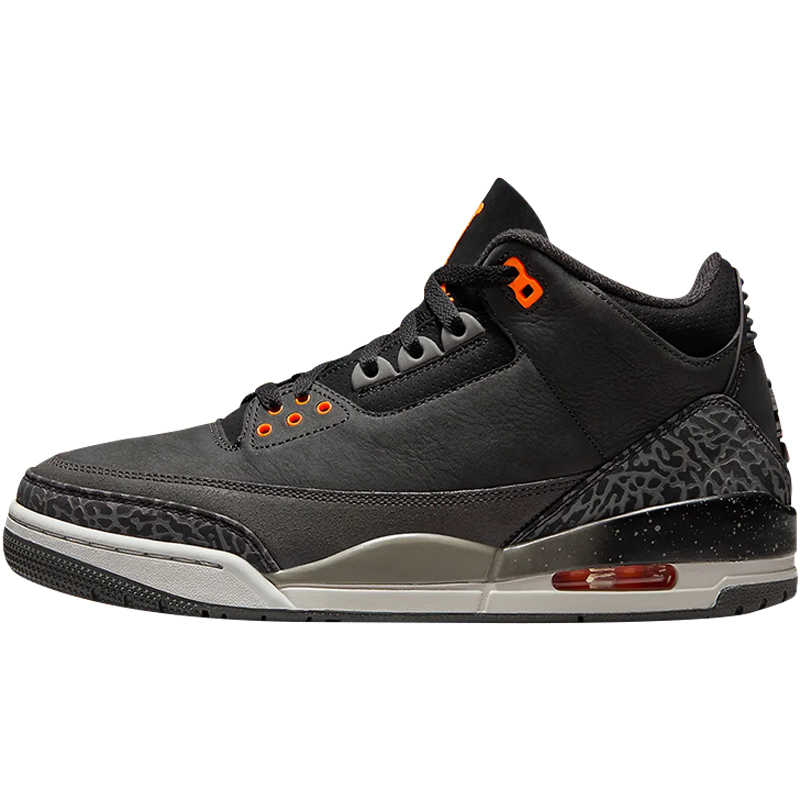 小鸿体育Air Jordan 3 Fear AJ3恐惧 灰黑色复古篮球鞋CT8532-080 - 图3