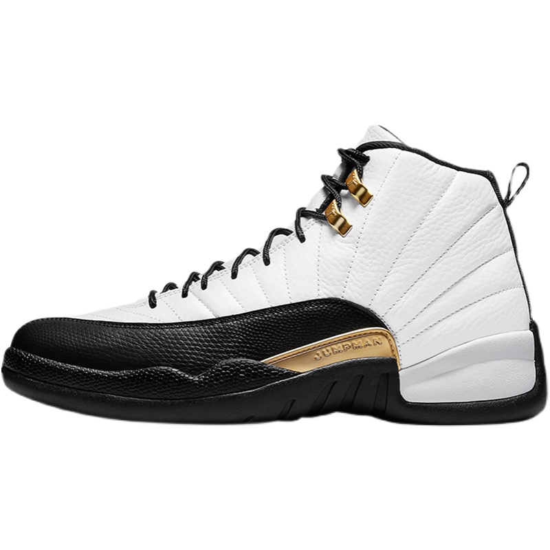 小鸿体育 Air Jordan 12 AJ12 黑白金扣 复古篮球鞋 CT8013-170