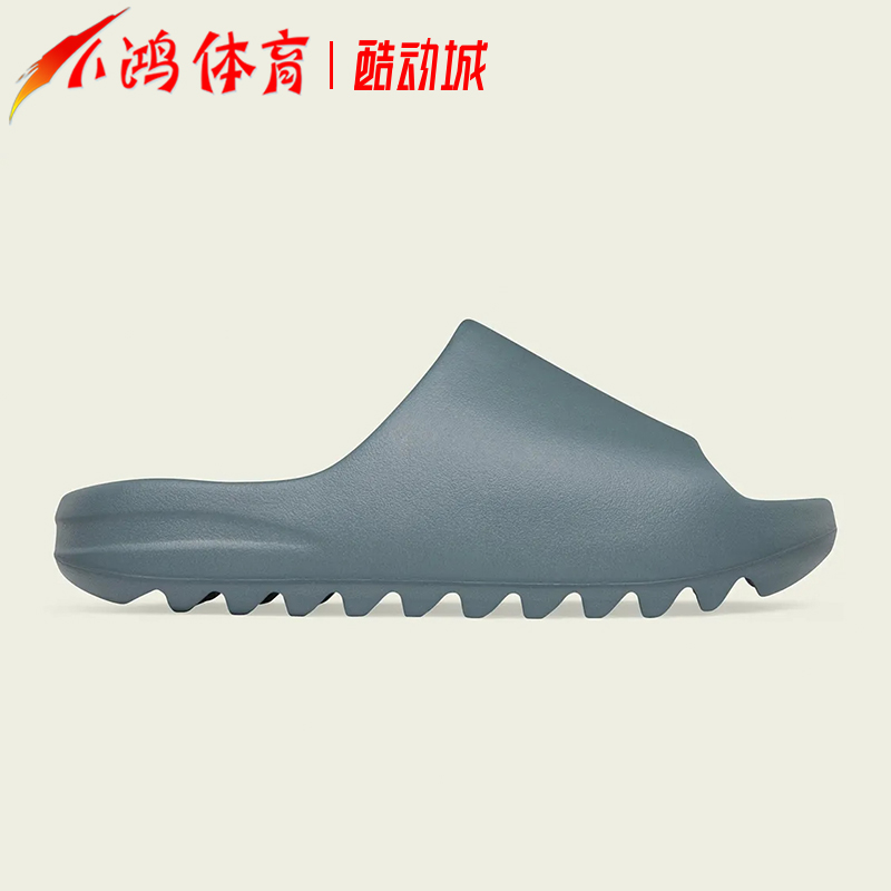 小鸿体育Adidas Yeezy Slide军褐色暖棕雾面黑玛瑙椰子拖鞋GW1934 - 图0