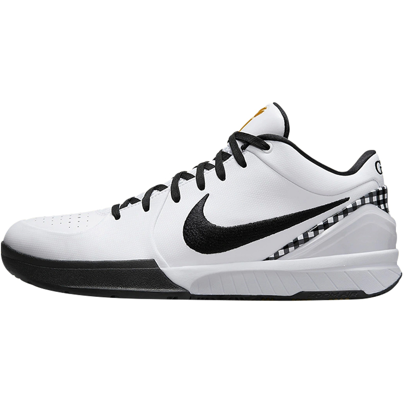 小鸿体育Nike Kobe 4 Protro 科比 黑白 低帮篮球鞋 FJ9363-100 - 图3