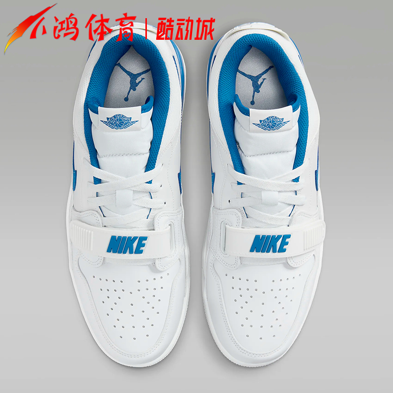 小鸿体育Air Jordan Legacy 312 Low AJ312蓝白 篮球鞋HJ3480-140 - 图0