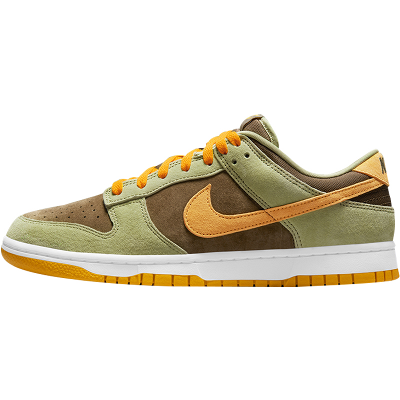 小鸿体育 Nike Dunk Low 绿棕橙 橄榄 低帮休闲板鞋 DH5360-300 - 图3