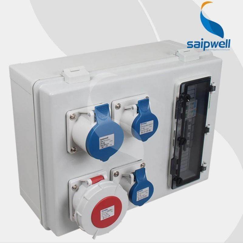 斯普威尔4回路大功率工业插座箱防水密封接线箱监控设备检修箱,淘宝优惠券,粉丝福利购,淘宝优惠卷