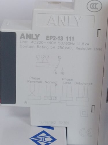 原装正品ANLY安良EP2-1电压保护继电器相序保护继电器 - 图0