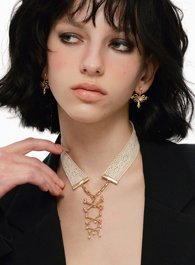 SUMIYAKI蕾丝复古项链choker