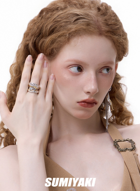 SUMIYAKI经典甜酷复古戒指