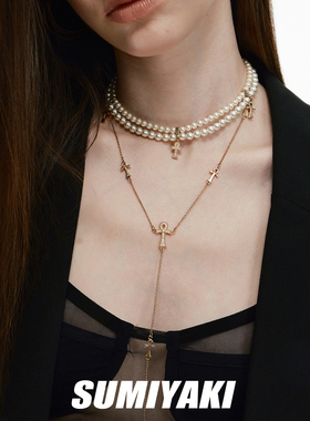 SUMIYAKI安可系列满钻锆石项链