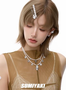 双层珍珠项链春夏新款