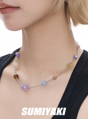 金木水火土五行项链水晶平衡