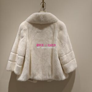 Koradior珂莱蒂尔正品皮草KS03233V1冬新款水貂毛裘皮外套原21800