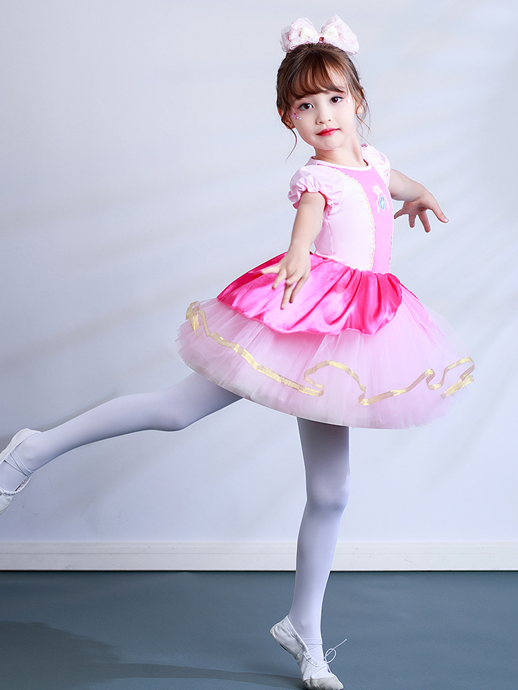 万圣节cosplay服装儿童芭蕾舞蹈礼服苏菲亚艾莎女童公主裙蓬蓬裙-图0