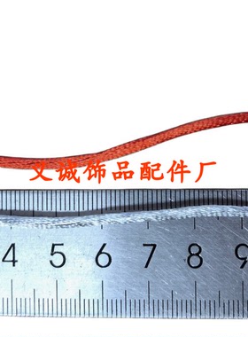 韩国丝装订绳丈根绳 倒刺卡头挂绳2.5MM蜡线 16MM不锈钢卡扣绳子