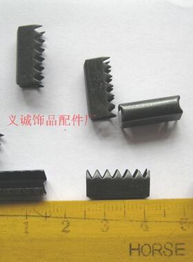 绳子连接扣马仔扣黑色5*16MM绳扣