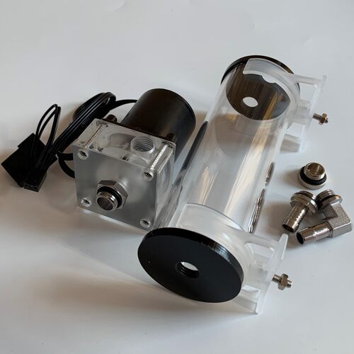 电脑水冷水泵水箱一体水冷电车电摩散热器水泵12V无刷静音大流量 - 图2