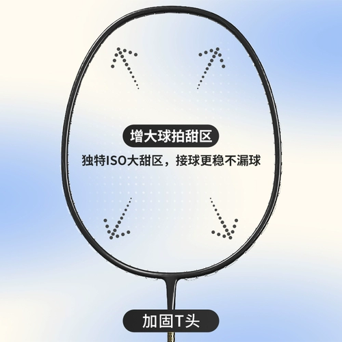 Ракетка для бадминтона, сверхлегкий профессиональный комплект, официальный флагманский магазин