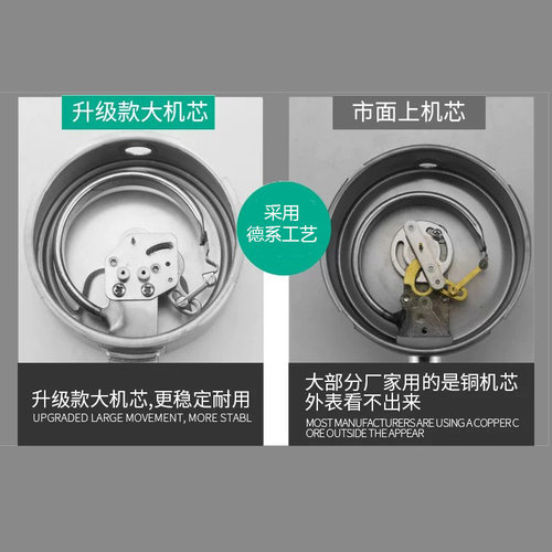 304全不锈钢压力表Y60BF防腐防锈Y100BF水压表气压表高温表蒸汽表 - 图2