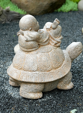 水磨坊创意乌龟庭院花园装饰摆件