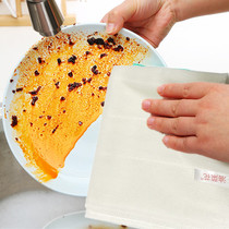 Oil vegetable flowers 8 floors 40 * 40 plus cotton raffles Baise cleaning cloth not stained with oil not falling out of oil hair cleaning rag 3 packs 6 strips