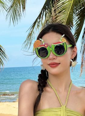 夏威夷水果造型酒杯眼镜派对