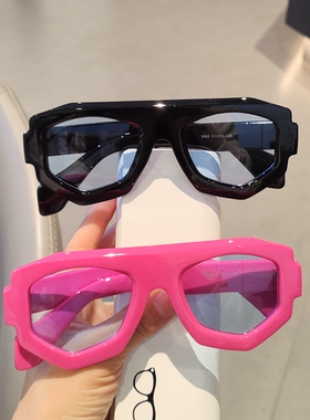 不规则多边形太阳镜2026新款欧美墨镜ins出游街拍太阳眼镜开车女