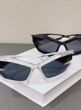 未来感酷炫墨镜男士异形技能风朋克眼镜防紫外线骑行太阳镜女潮人