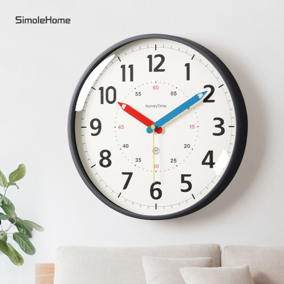 2026 New Wall Clock Children's Room Quartz Creative Wall Hanging