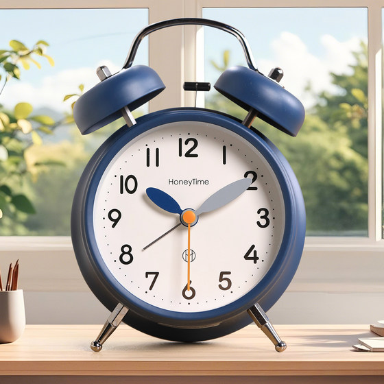 No more staying in bed! Loud and simple wake-up alarm clock