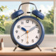 No more staying in bed! Loud and simple wake-up alarm clock