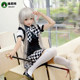Teacher Neko's Sneak Naija Maid COS Costume