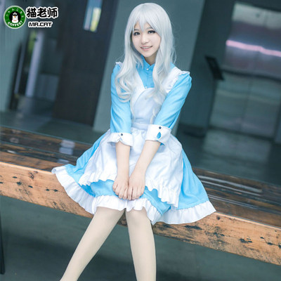 猫老师动漫周边阳炎小樱茉莉女仆装cosplay服装衣服侍女装女佣 虎窝淘