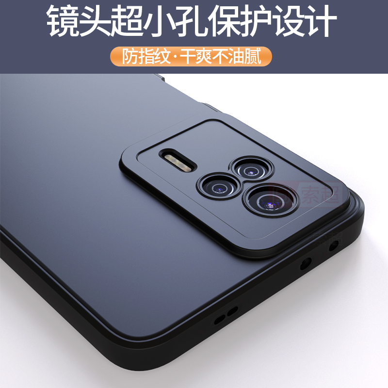 适用于红米K60E手机壳小米RedmiK60E保护套redmi k60e气囊防摔软壳直边简约黑色外壳新款男全包镜头新品 - 图3