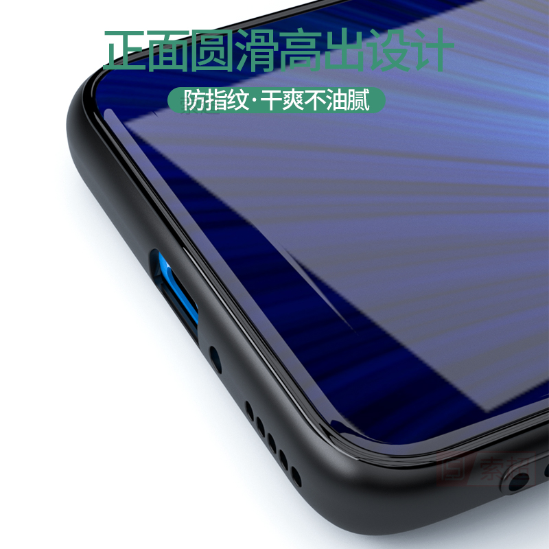 适用华为荣耀X10手机壳专用保护套全包镜头磨砂honor10x防摔honorx10硅胶TEL一AN00a超薄×女男新款人anooa黑-图3