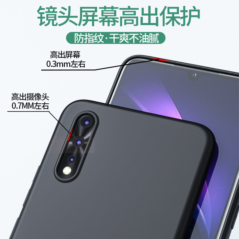 适用iqooneo手机壳iqoonoe保护套neo1软vivoiqooneo超薄ipooneo硅胶vivoneo一代磨砂vivoiq男V1914A黑V1936A - 图1