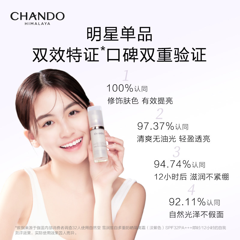 自然堂隔离霜防晒妆前打底女遮瑕乳 自然堂名轩隔离/妆前