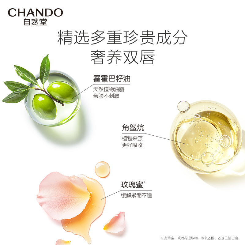 自然堂茶萃润纹小绿管护唇膏学生用补水保湿舒缓润唇膏官方旗舰店