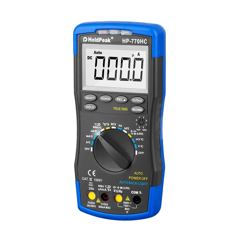 华普hp770hc数字高精度量程万用表 holdpeak万用表